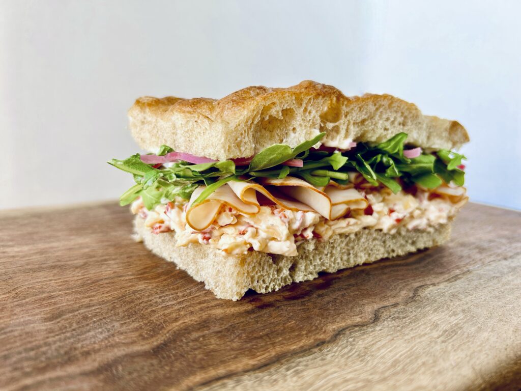 Aurora Cafe & Bakery fresh made sandwich
